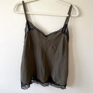 All saints lace tank top